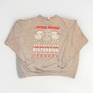 Star Wars Darth Vader Stormtrooper Christmas Sweatshirt 2XL